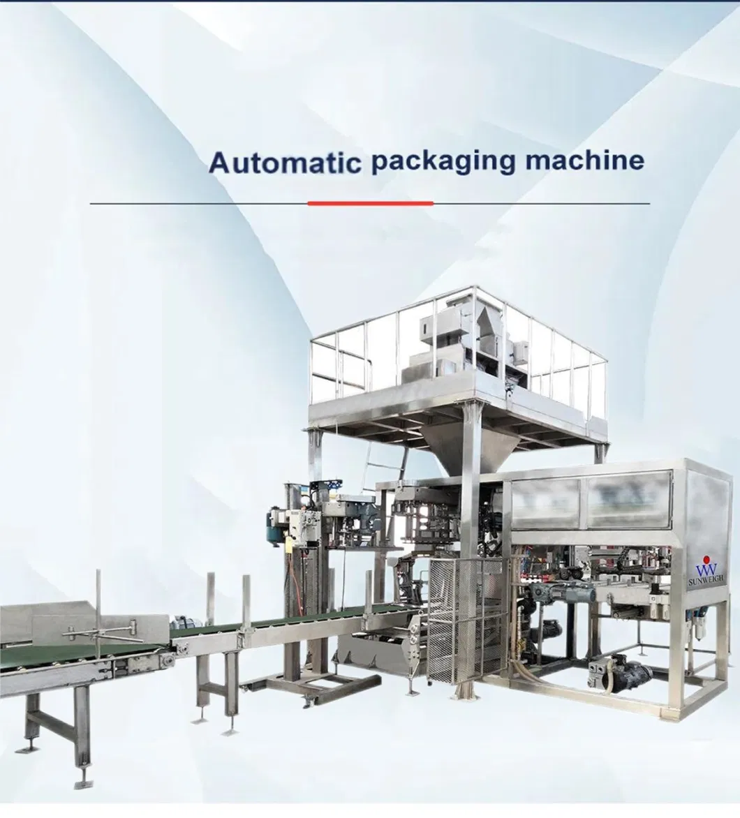 Fully Automatic Bag-Feeding Type Packaging Machine Adopt Advanced PLC Detection Device