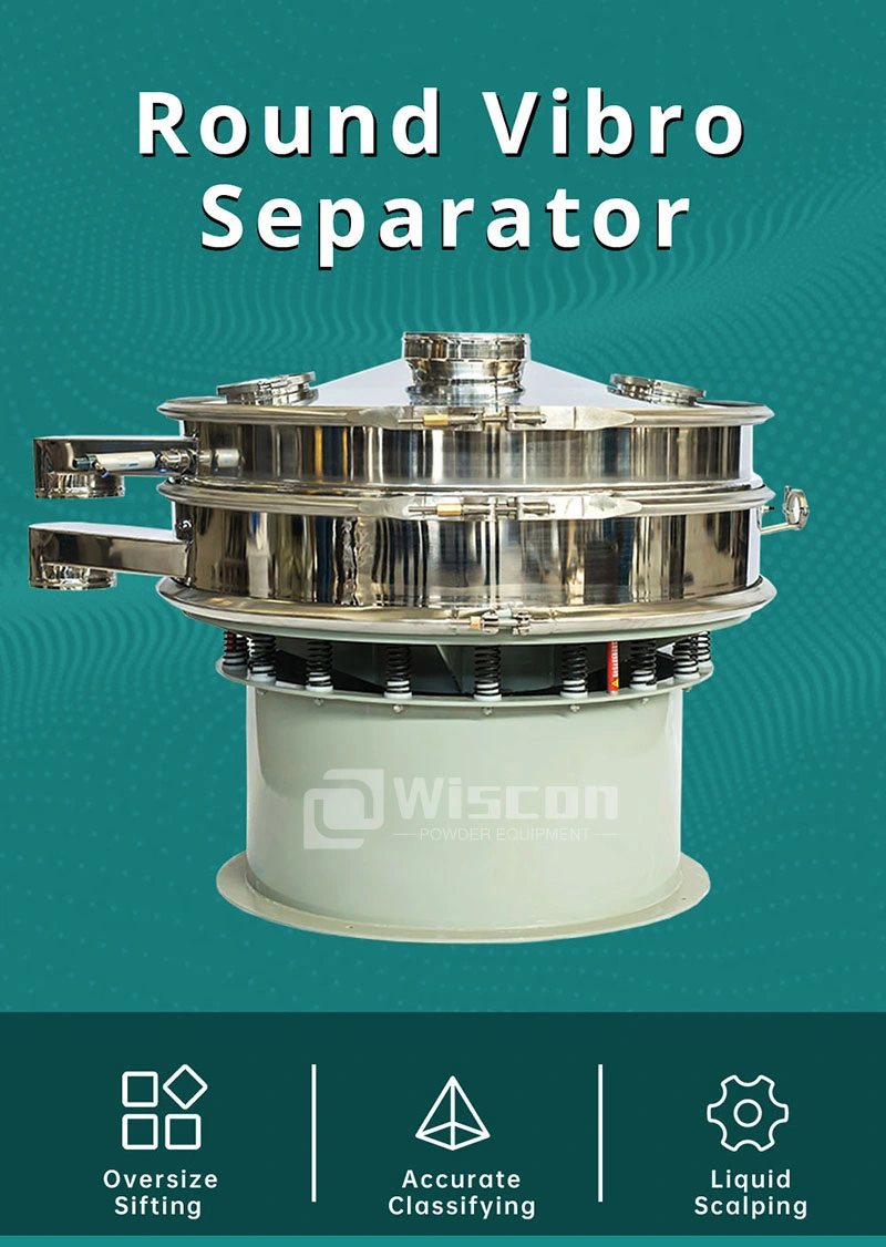 Chemical and Food Products Industrial Vibration Sieve Separator Shaker Machine